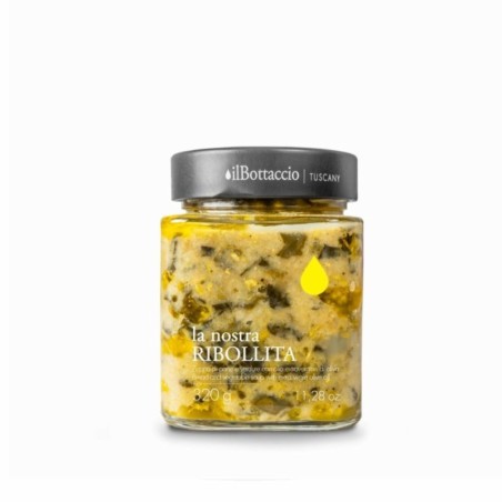 Our RIBOLLITA with extra virgin olive oil