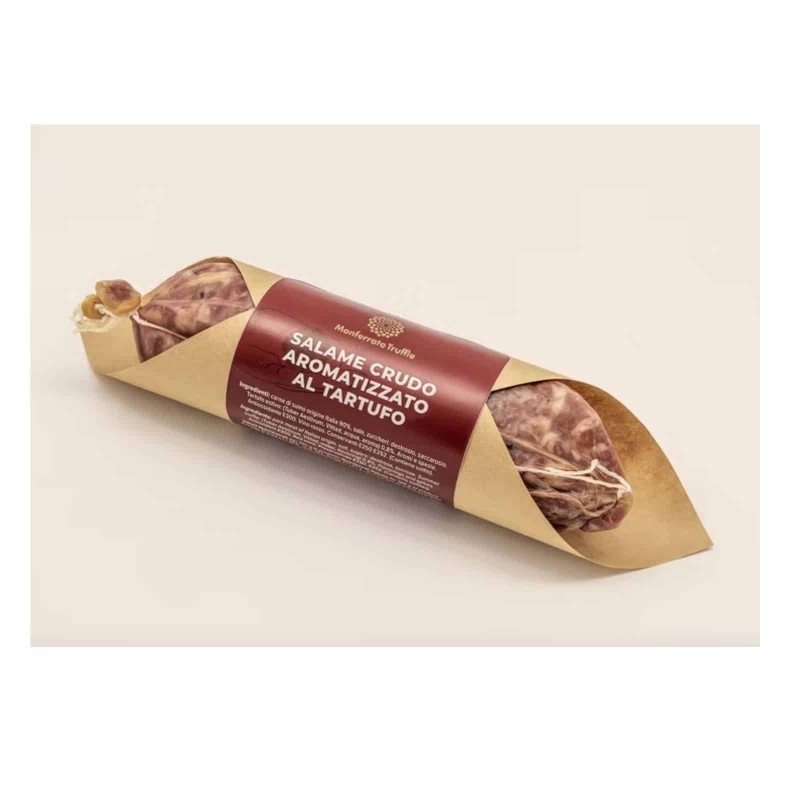 Saucisson cru aromatisé à la truffe, 270 g env.