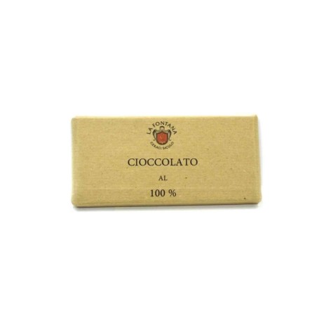 Cioccolato Extra fondente 100% da 100 gr