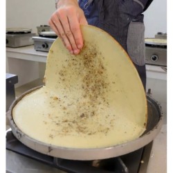 Testarolo Artigianale Lunigianese al Pesto