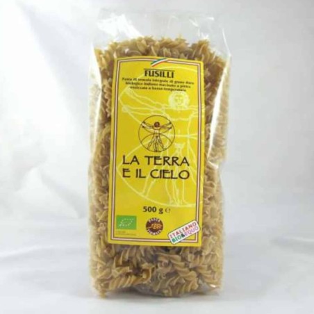 Wholewheat Durum Wheat Fusilli 500 g BIO