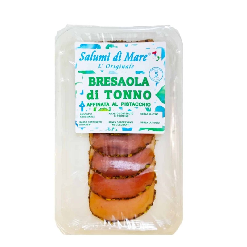 Bresaola de Thon Affinée à la Pistache de Bronte Tranchée 6 x 50gr