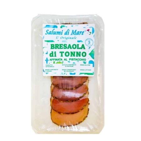 Bresaola de Thon Affinée à la Pistache de Bronte Tranchée 6 x 50gr