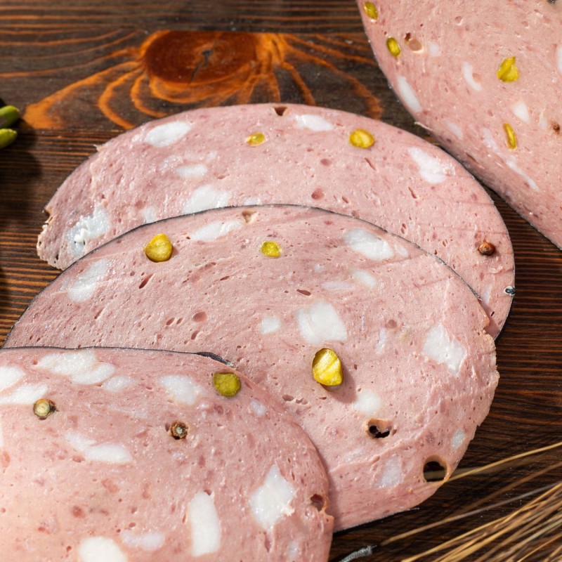 Mortadella con pepe nero e finocchietto di Suino Nero dei Nebrodi