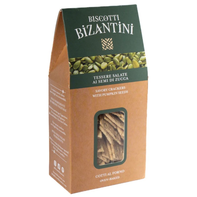 Biscotti salati ai semi di zucca Bio
