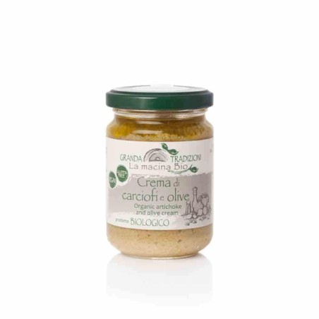 Crema di carciofi e olive BIO