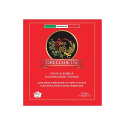 Orecchiette made from Italian durum wheat