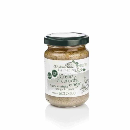 Crema di carciofi e aglio BIO