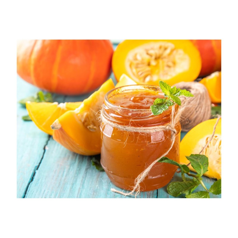 Composta di zucca piccantina che unisce la dolcezza della zucca a una piacevole nota piccante