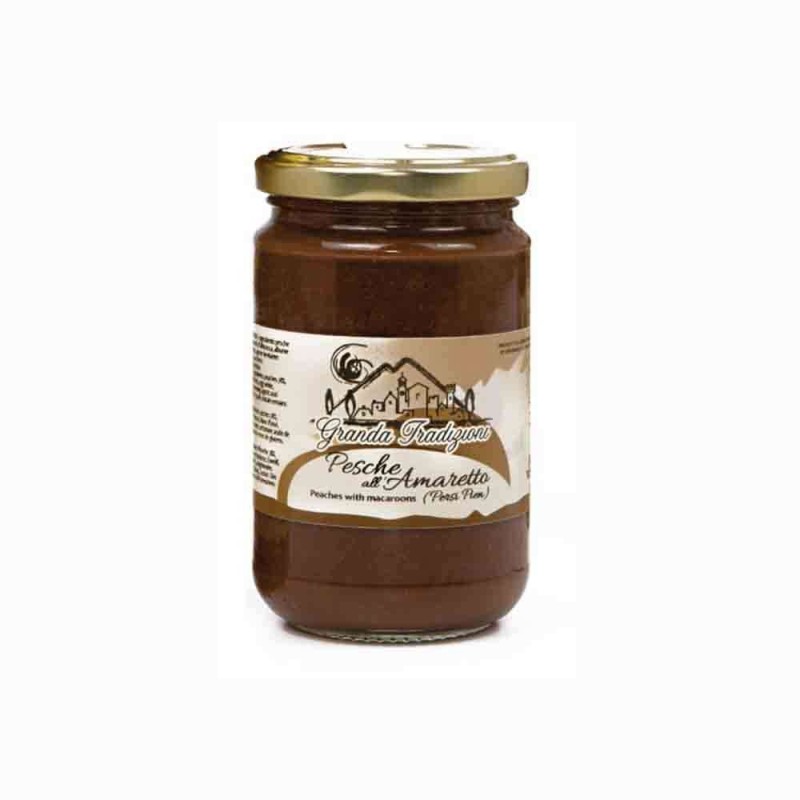 Pesche all'amaretto o Persi pien