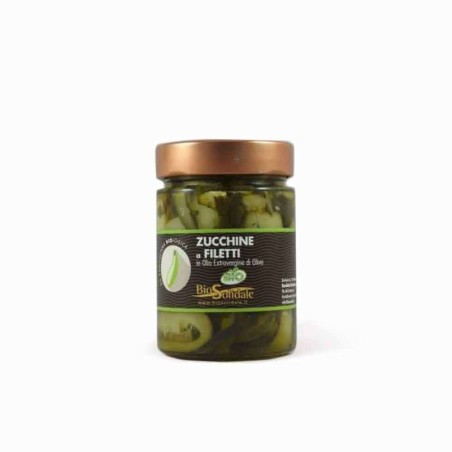 Zucchine a filetti sott'olio BIO