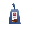 cremini classici, giandujotti classici, tartufi neri e napolitains fondenti.
