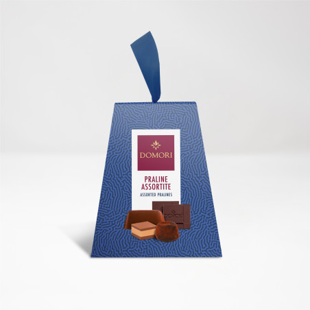 Borsina in cartotecnica con assortimento di Cioccolatini