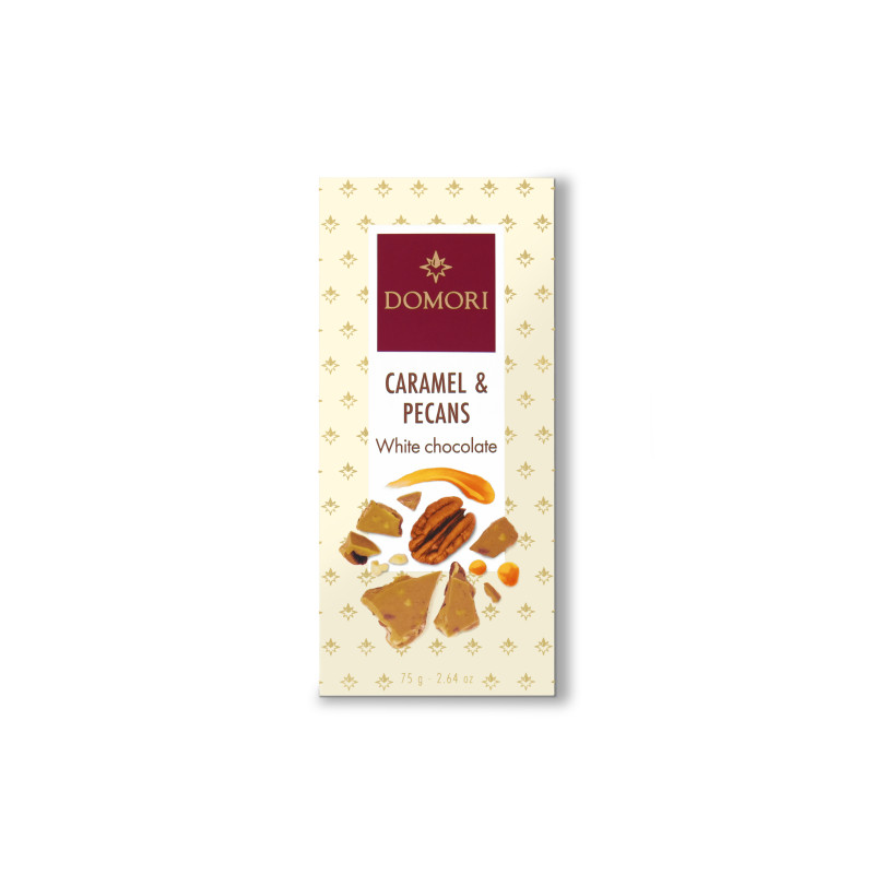 White Chocolate, Caramel and Pecan Nuts Bar | Foodaloo