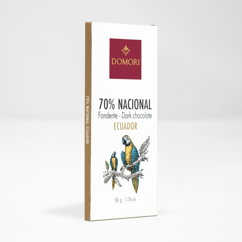 Tavoletta Cioccolato Fondente Ecuador 70% - 50g | Foodaloo