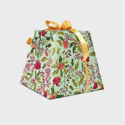 Panettone aux pépites de chocolat et à l'orange en boîte métallique 1 kg