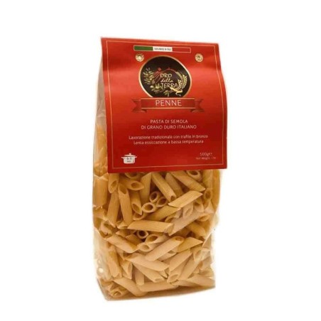 Penne rigate made from Italian durum wheat