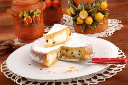 Torta di Grano Saraceno con Ripieno di Ricotta e Cioccolato Fondente