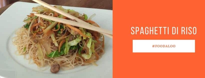 Per viaggiare con i sensi: spaghetti di riso con verdure croccanti