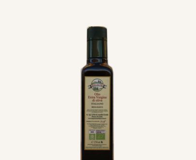 Olio Nuovo extravergine di oliva toscano BIO in bottiglia