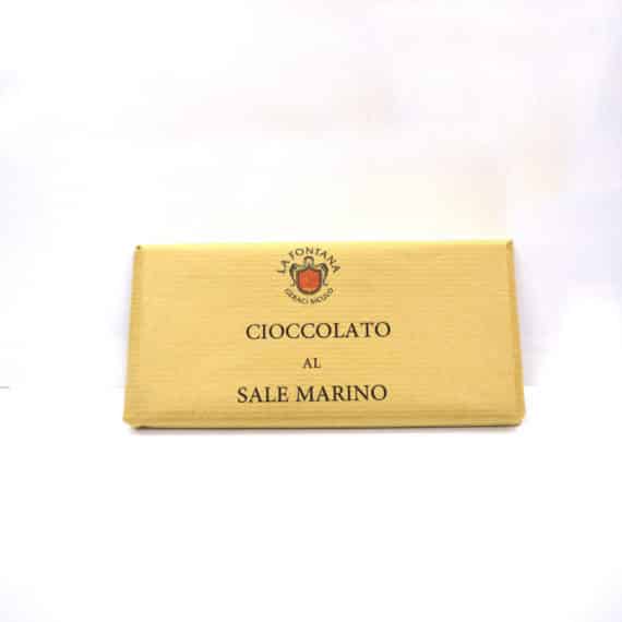 Cioccolato Extra fondente al Sale Marino da 100 gr