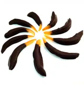 Arancia ricoperta con cioccolato